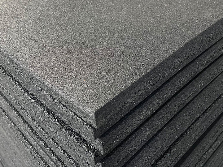 Black Rubber Floor